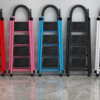 梯子家用折叠梯加厚碳钢人字梯移动楼梯伸缩梯步梯多功能室内梯子