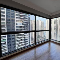 断桥铝六轨推拉窗隔音小区自建房平推窗双层中空玻璃封阳台落地窗